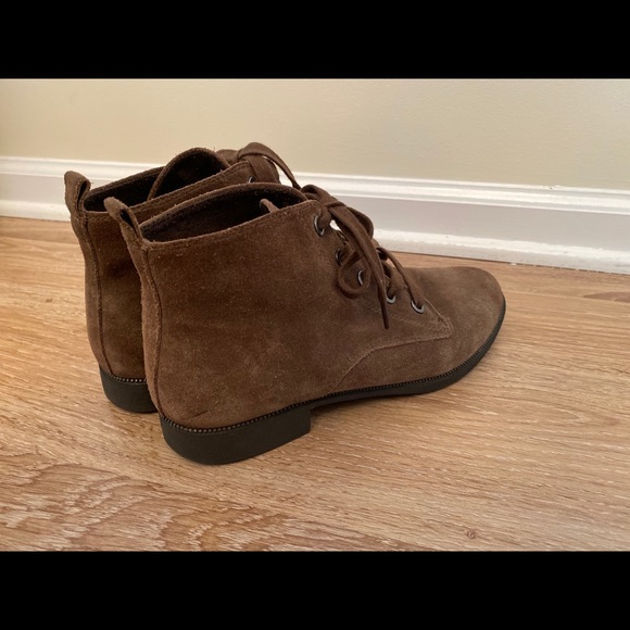 Circus by Sam Edelman Brown Suede Ankle Boots 8.5 - Picture 2 of 2
